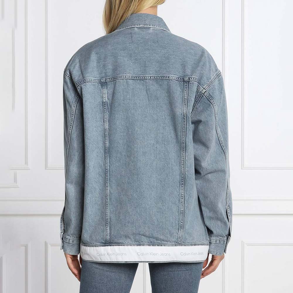 Long Dad Denim Jacket - Denim Light