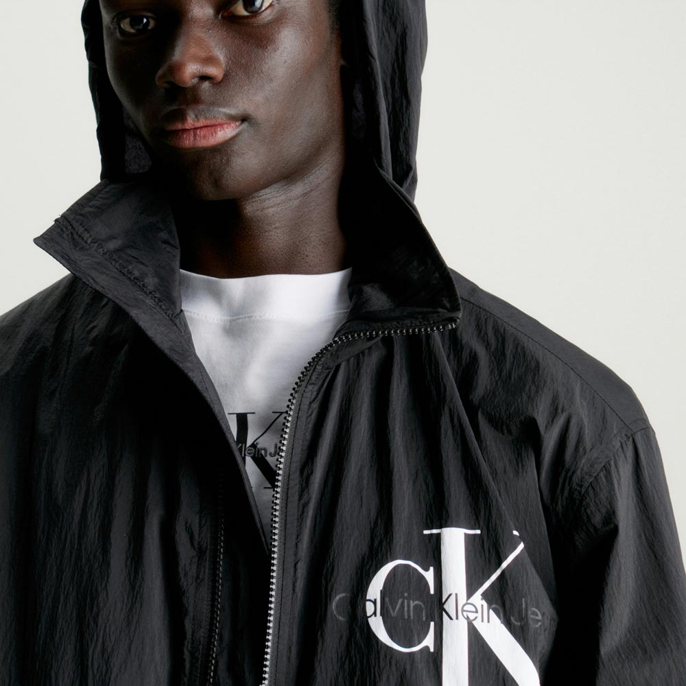 Long Windbreaker - Black