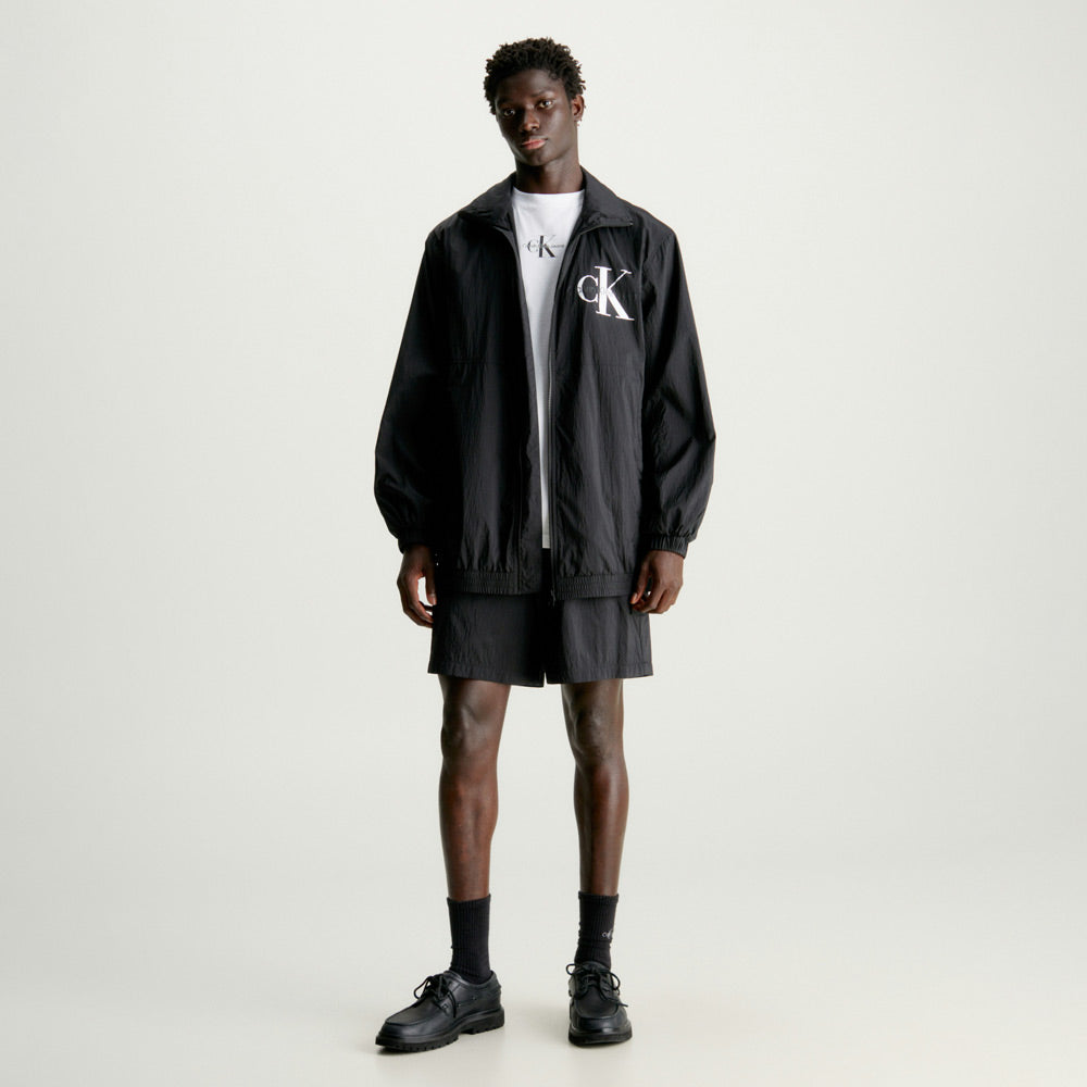 Long Windbreaker - Black