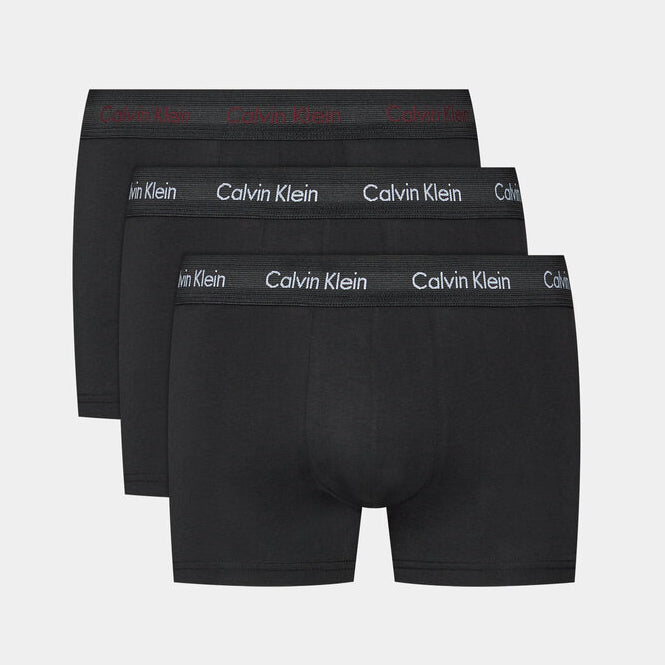 3Pack Low Rise Trunks - Black Multi