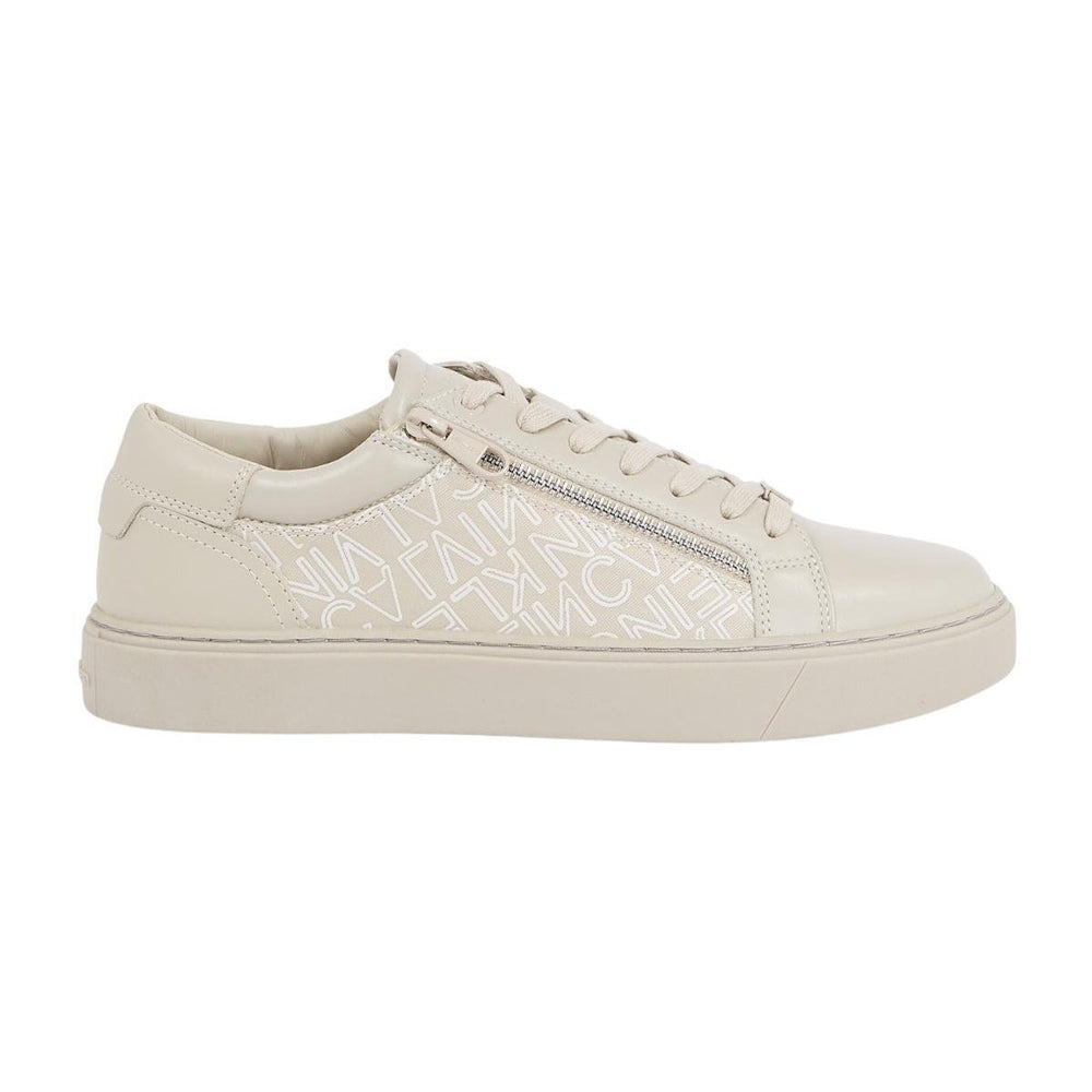 Low Top Lace Up Mono - Beige