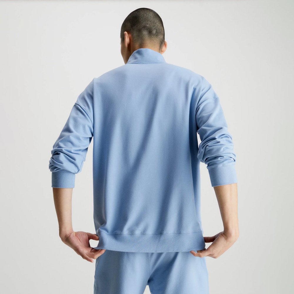 Quarter Zip Sleepwear - Light Blue