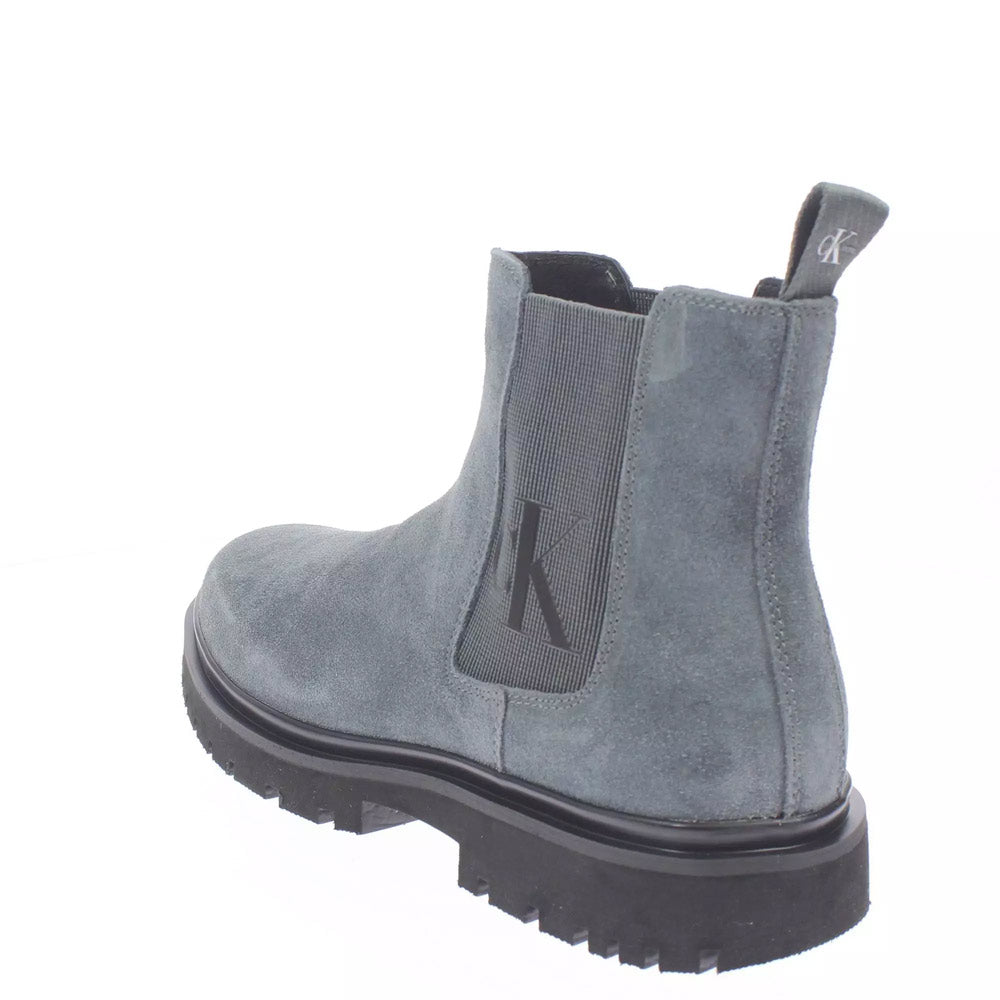 Lug Mid Chelsea Boot - Grey