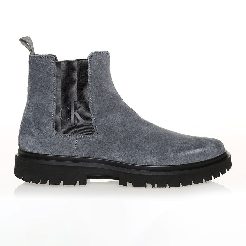 Lug Mid Chelsea Boot - Grey