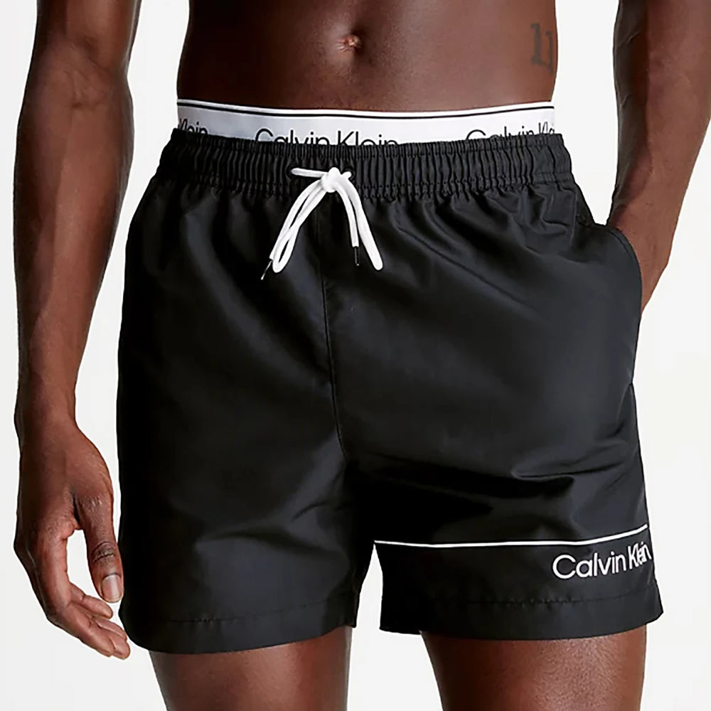 Double Swim Shorts - Black