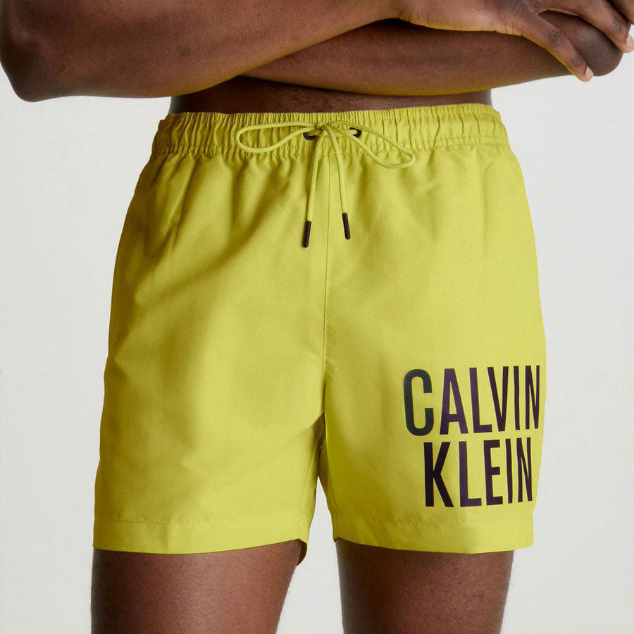 Medium Drawstring Swim Short - Yellow