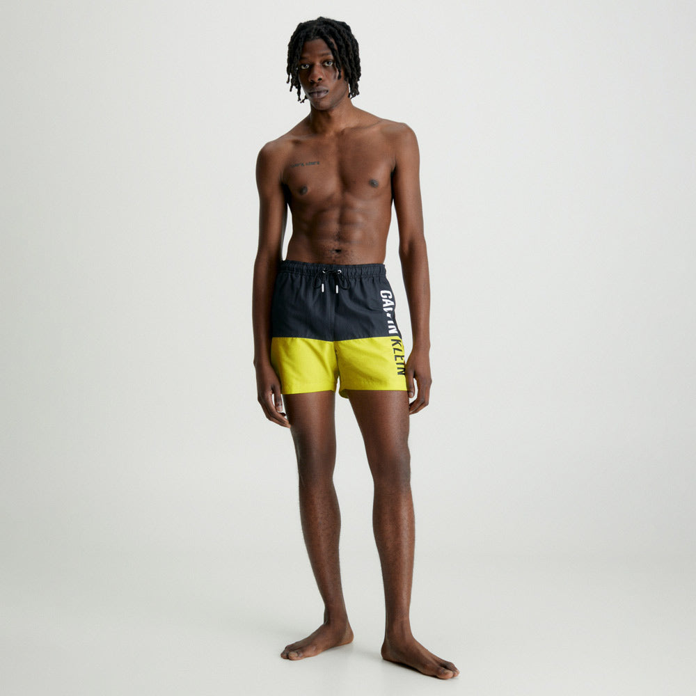 Medium Drawstring Swim Short - Yellow