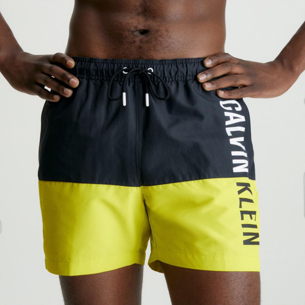 Medium Drawstring Swim Short - Yellow