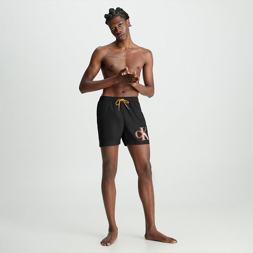 Graphic Swim Short - Black