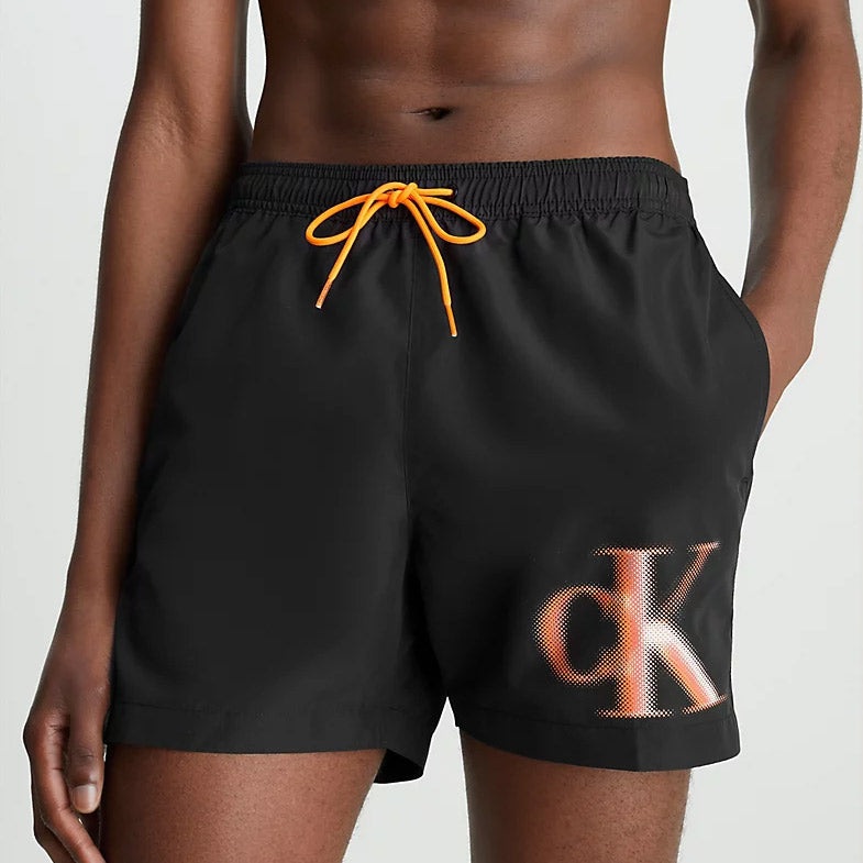 Graphic Swim Short - Black