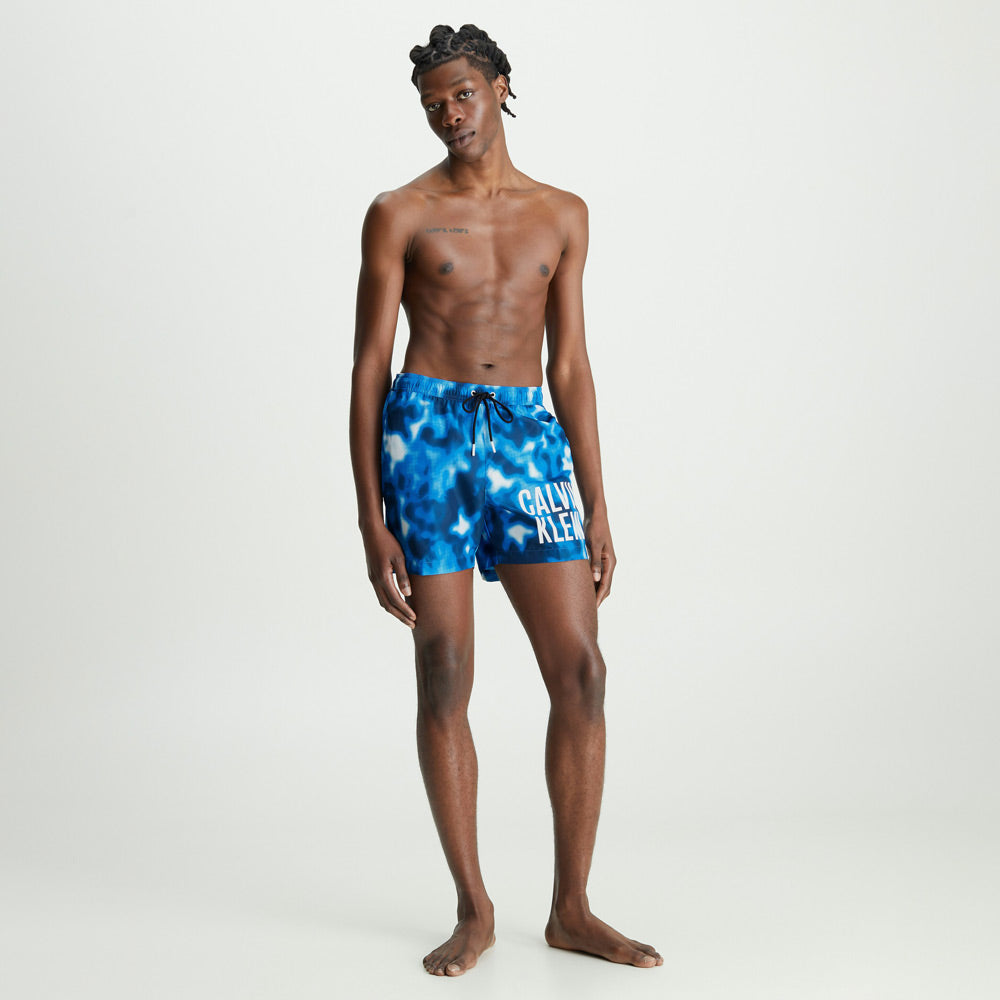 Medium Drawstring Swim Short - Blue