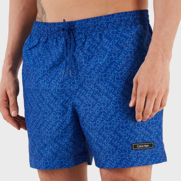 Medium Drawstring Swim Short - Blue