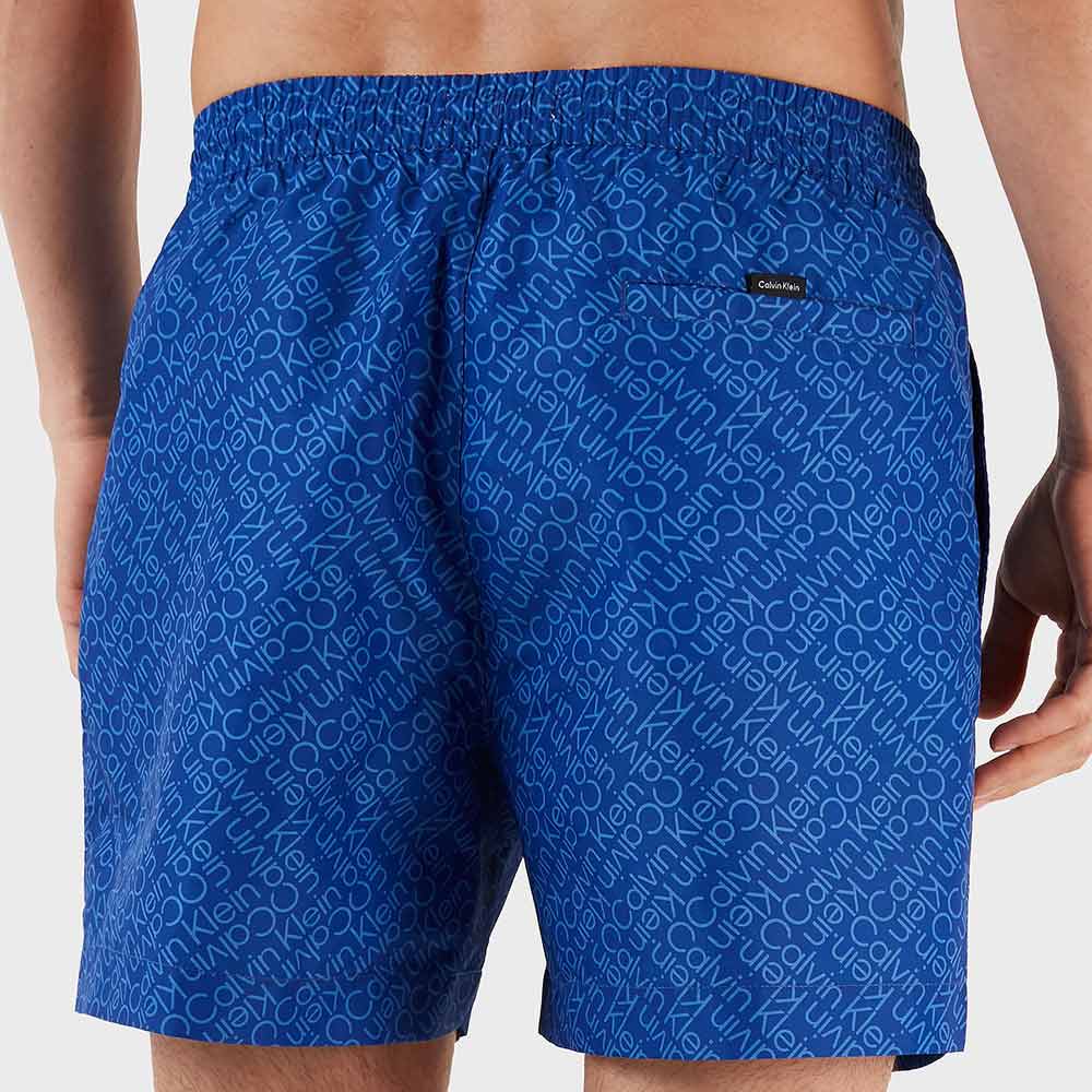 Medium Drawstring Swim Short - Blue