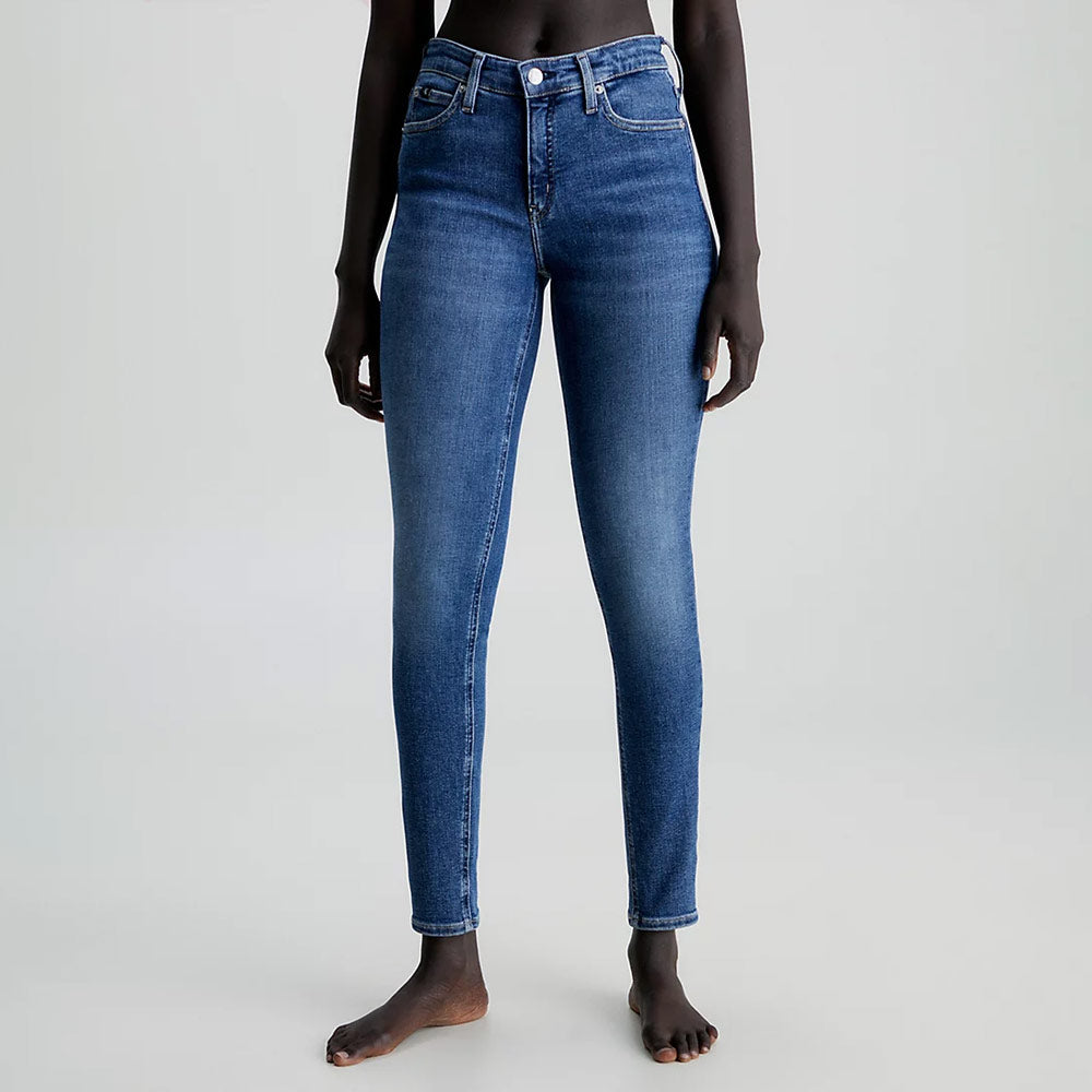 Calvin Klein Mid Rise Skinny - Denim Dark
