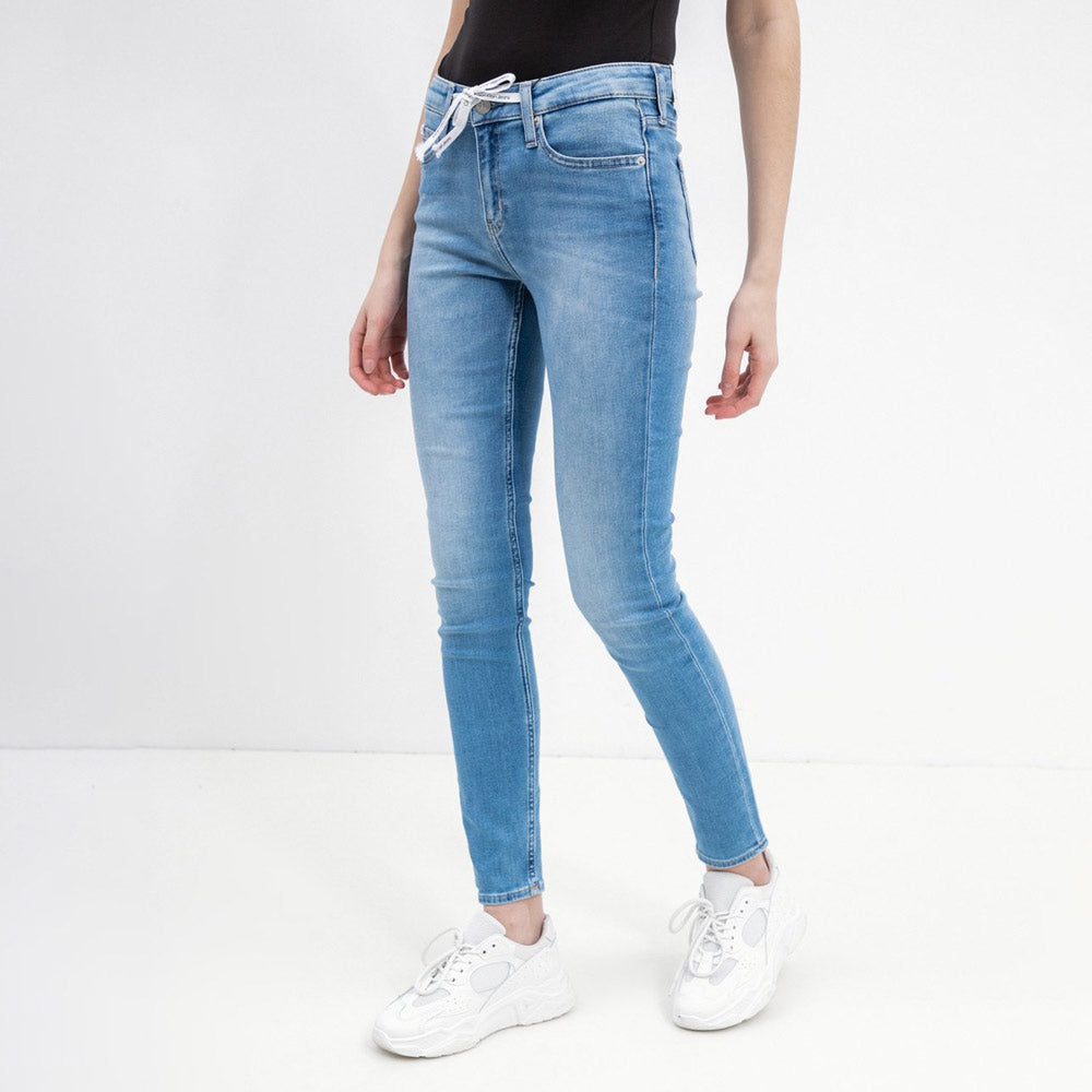 Mid-Rise Skinny Jeans - Denim Medium