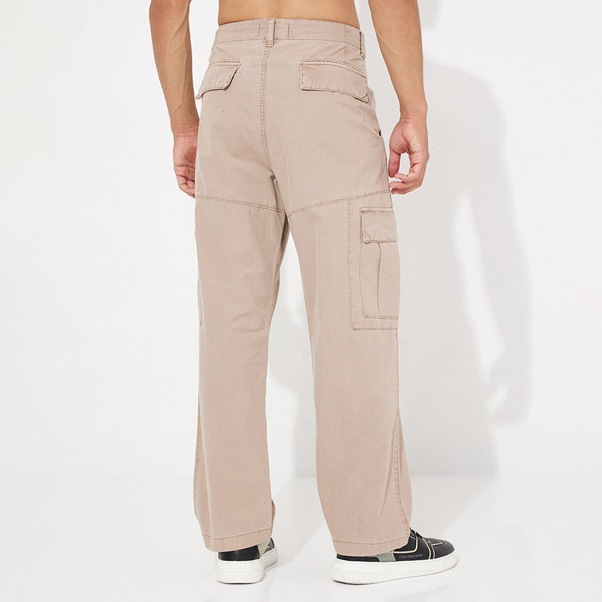 Mineral Dye Cargo Pant - Brown