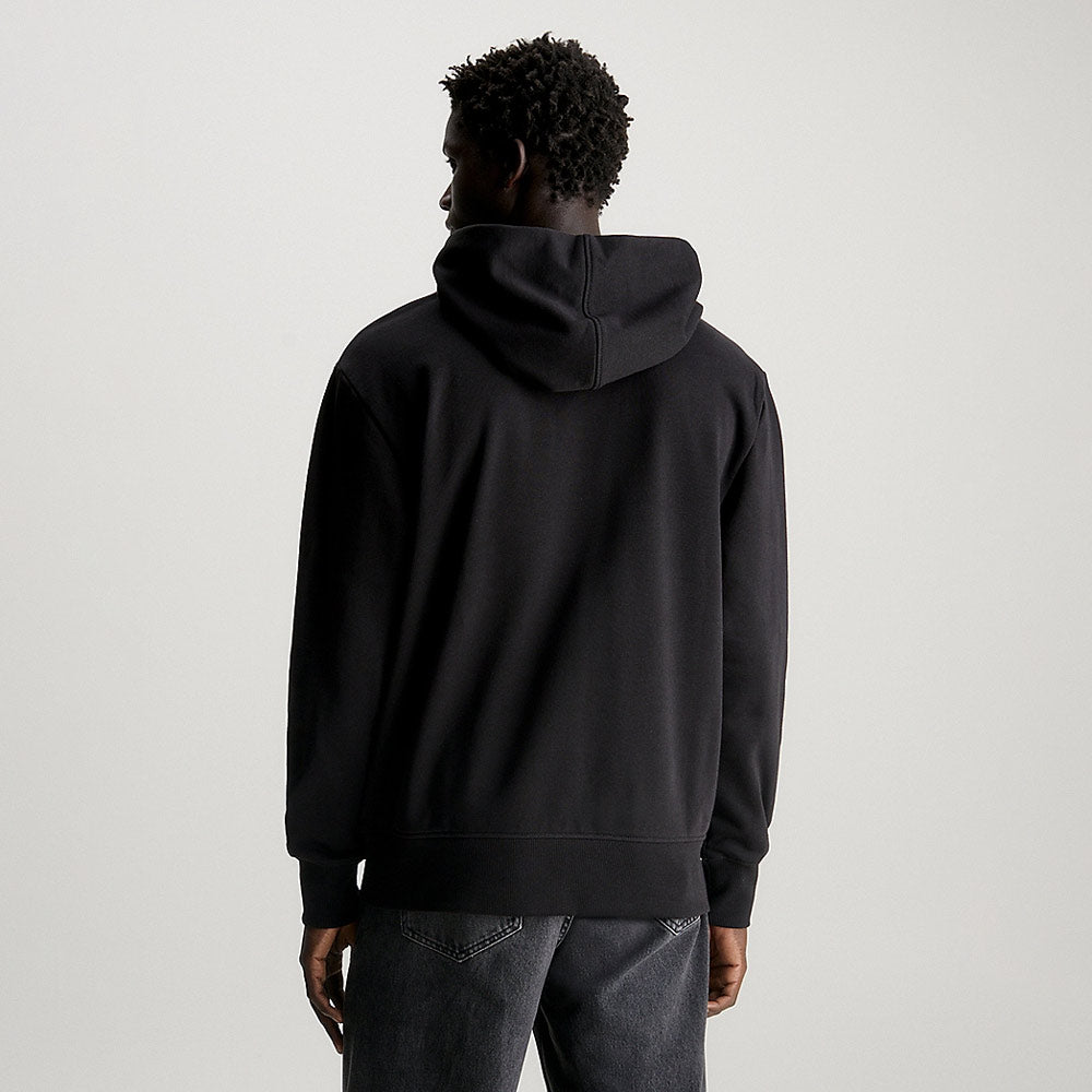 Mirrored Ck Logo Hoodie - Black