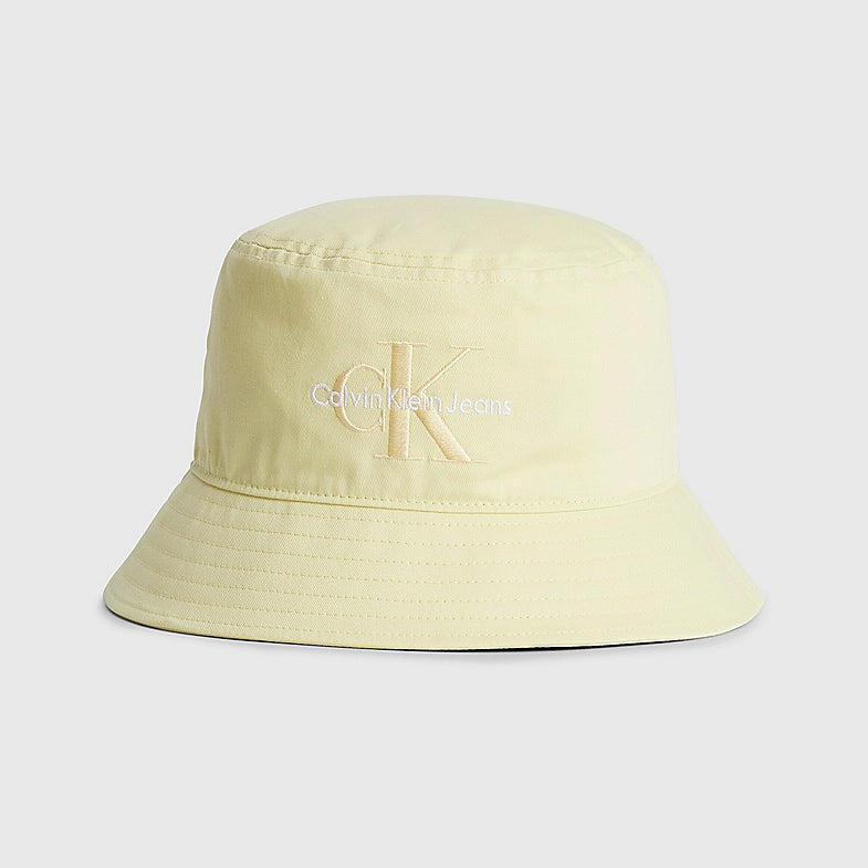 Monogram Bucket Hat - Light Yellow