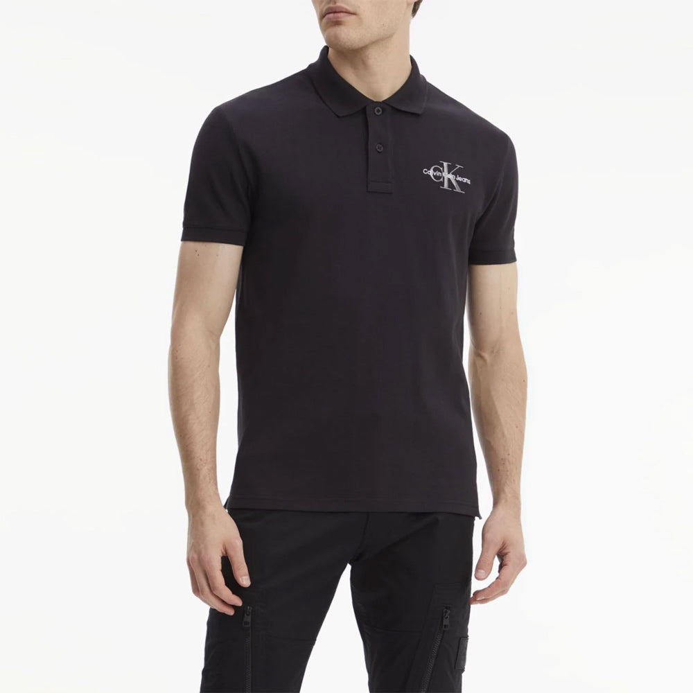 Monogram Logo Polo - Black