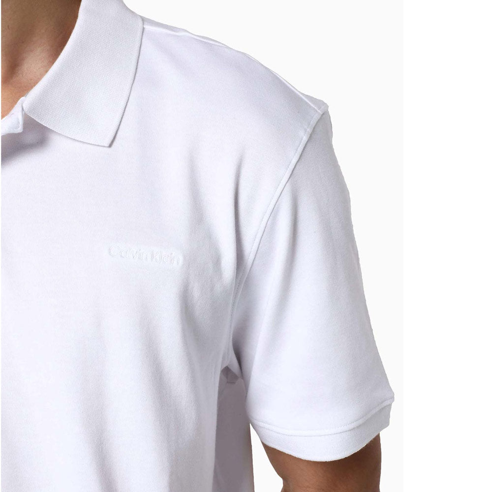 Monogram Logo Polo - White