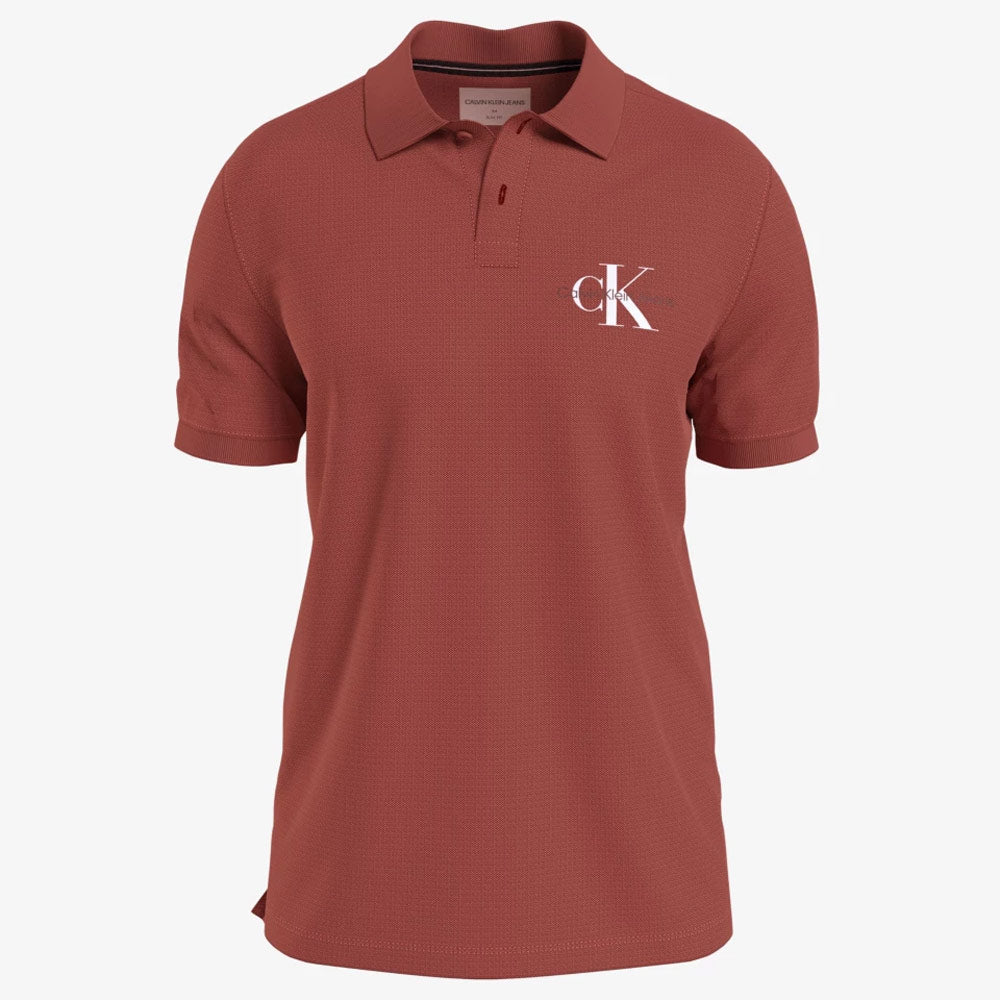 Monogram Logo Polo Shirt - Red