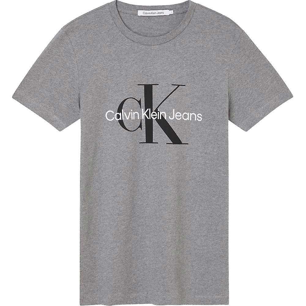 Monogram Men's Slim T-Shirt - Light Grey