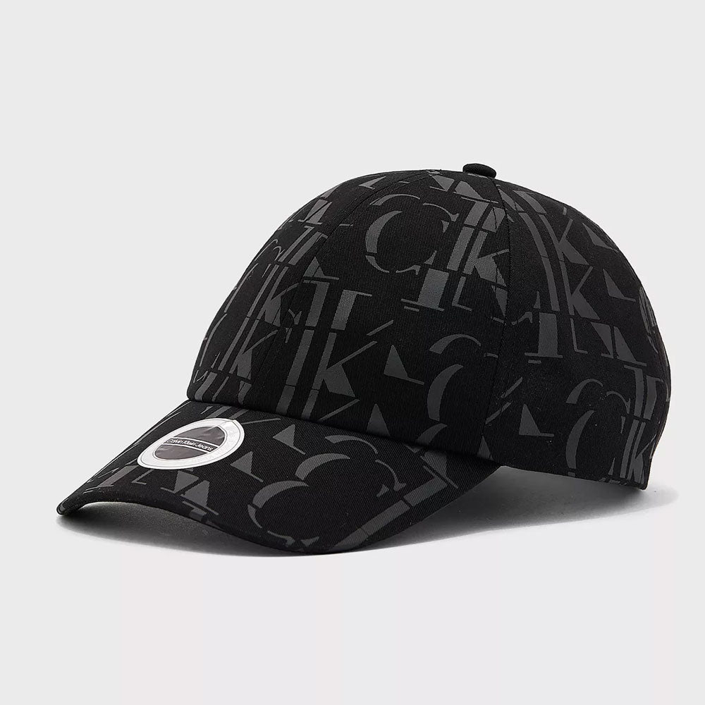 Monogram Soft All Over Print Cap - Black