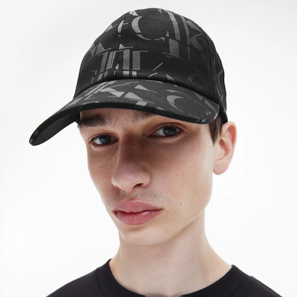 Monogram Soft All Over Print Cap - Black