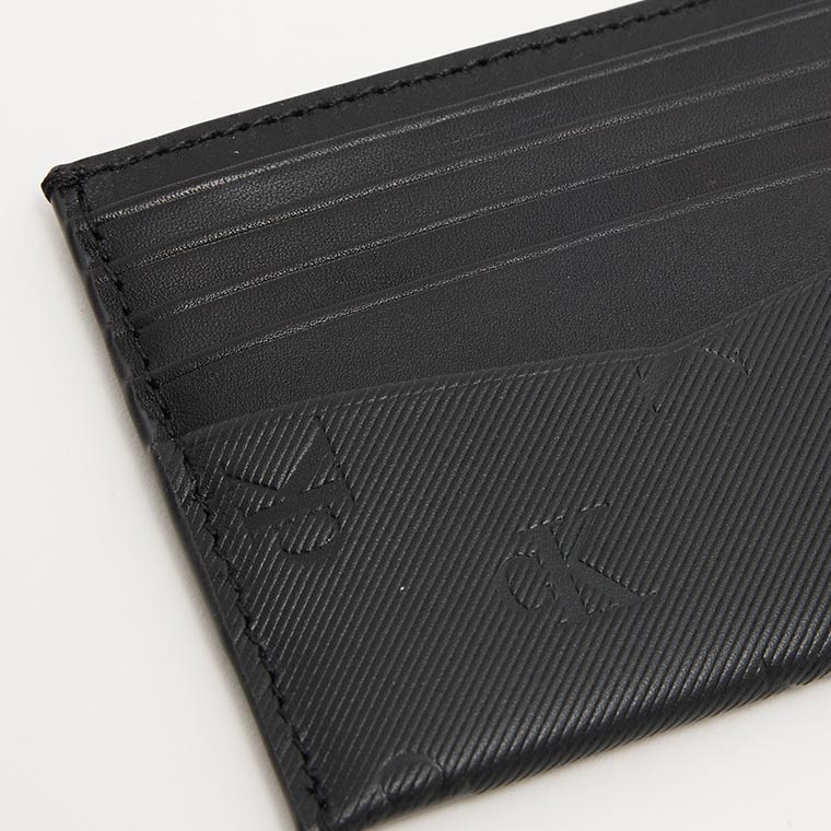 Monogram Soft Card Case  - Black