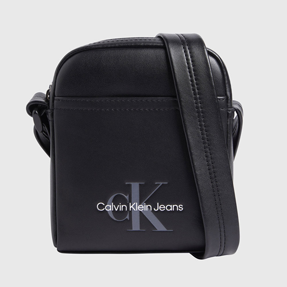 Monogram Soft Reporter Bag - Black