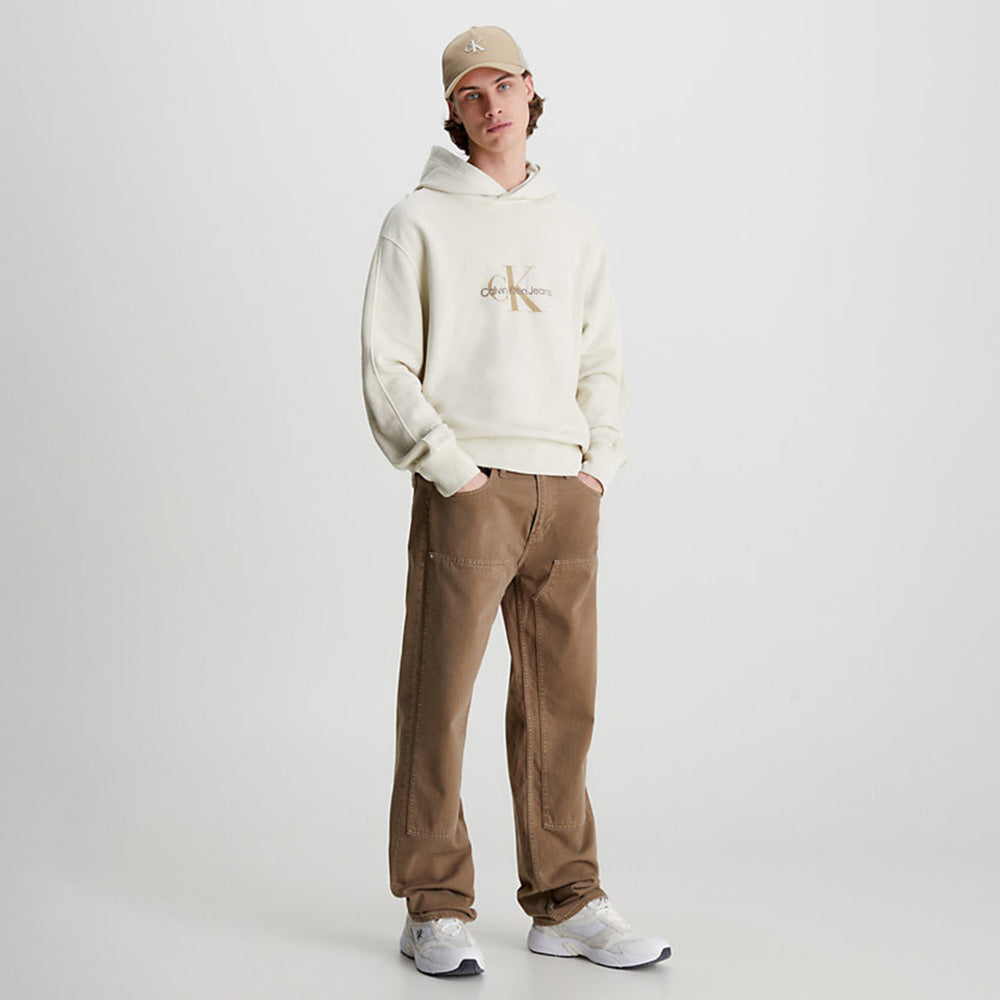 Monologo Mineral Dye Hoodie - Beige