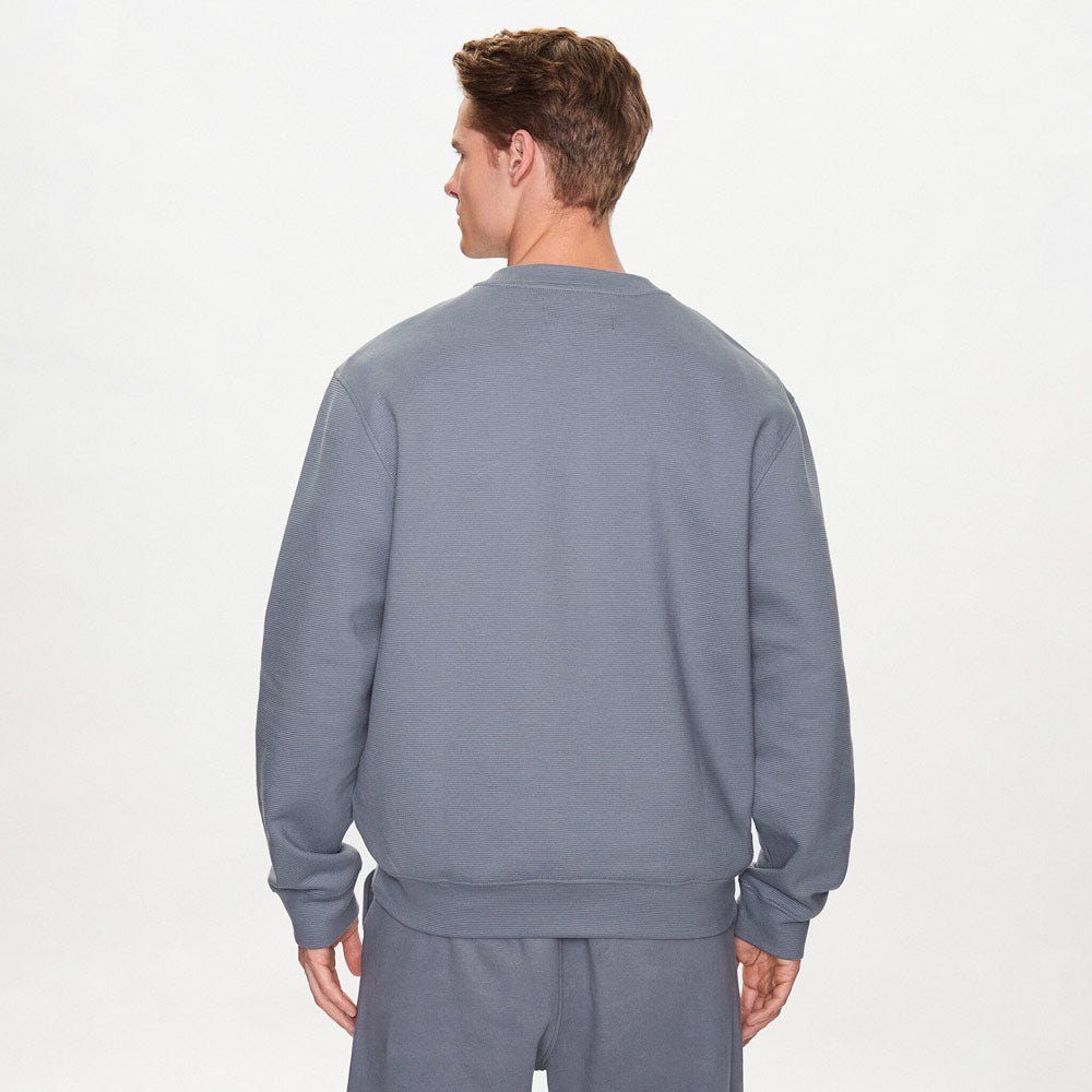 Men's Monologo Ottoman Sweatshirt - Grey