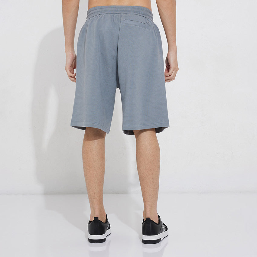 Monologo Ottoman Ribbed Shorts - Grey