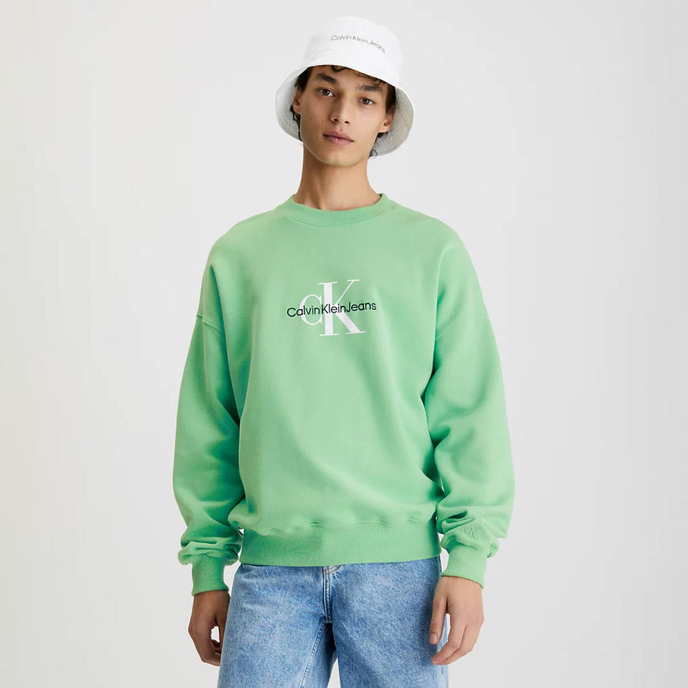 Monologo Oversized Crew Neck - Green