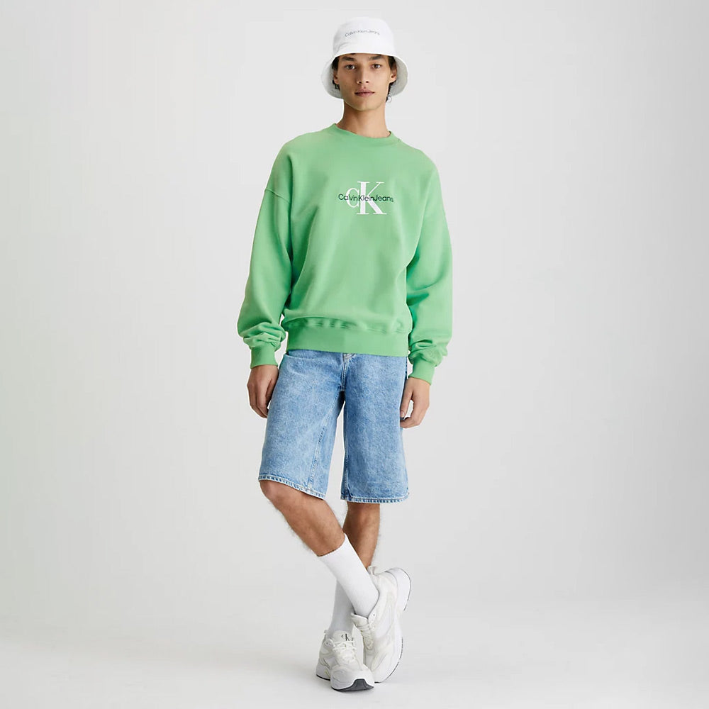 Monologo Oversized Crew Neck - Green