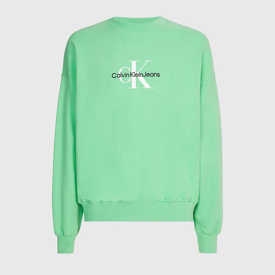 Monologo Oversized Crew Neck - Green