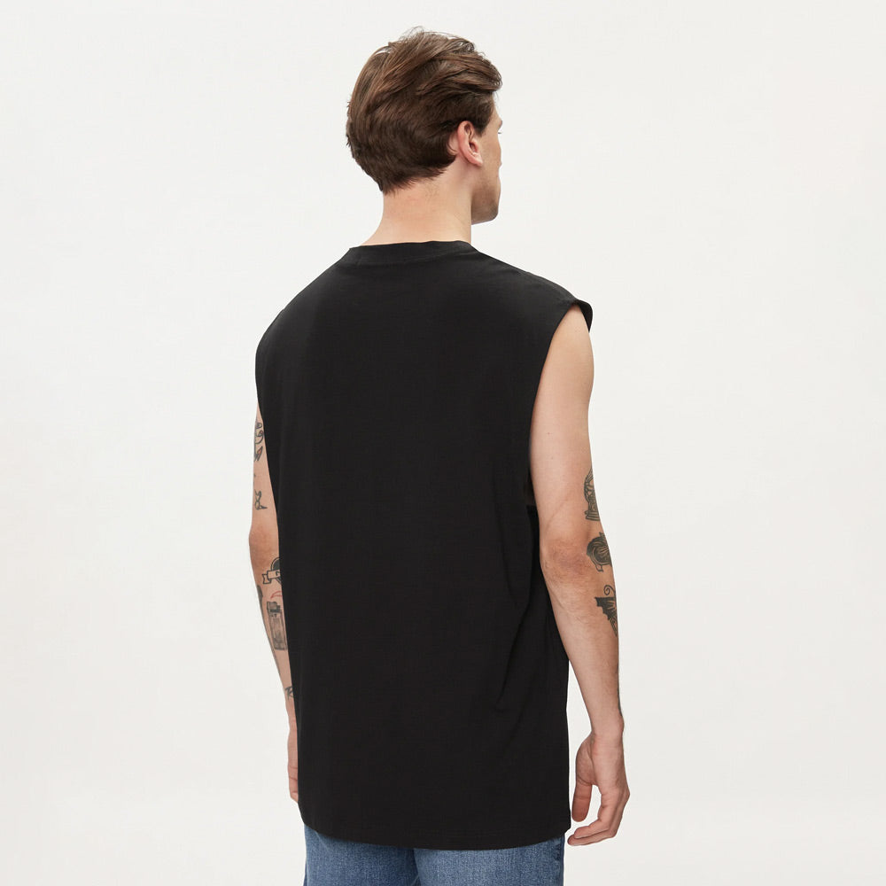 Monologo Sleeveless T-Shirt - Black