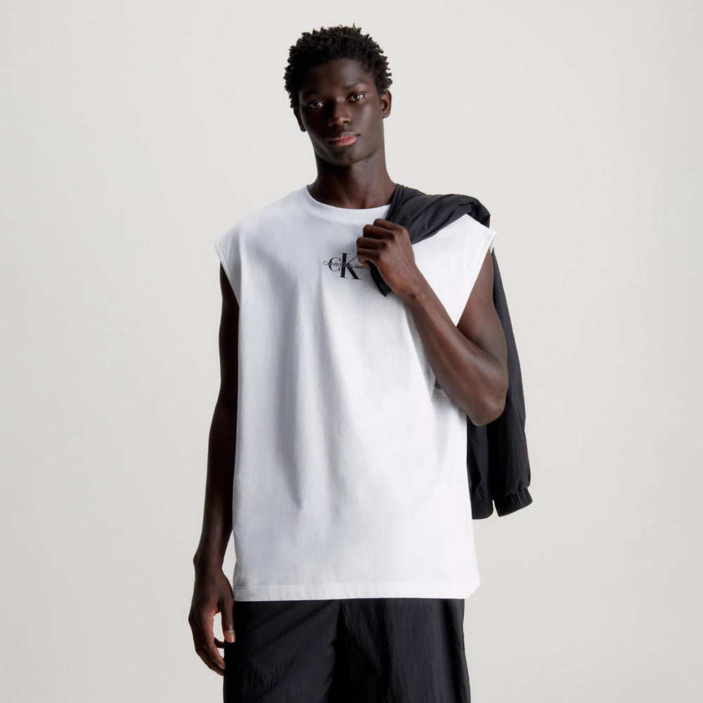 Monologo Sleeveless T-Shirt - White