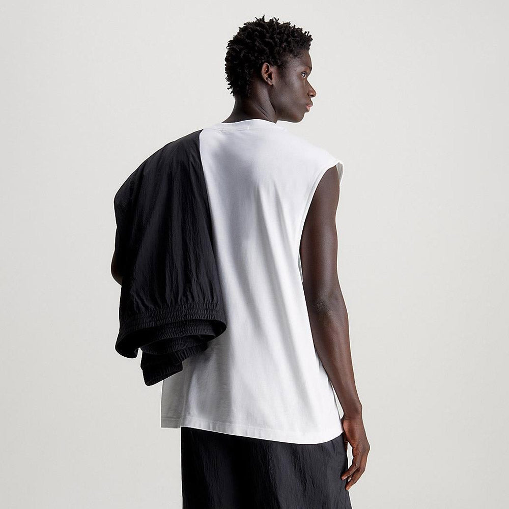 Monologo Sleeveless T-Shirt - White