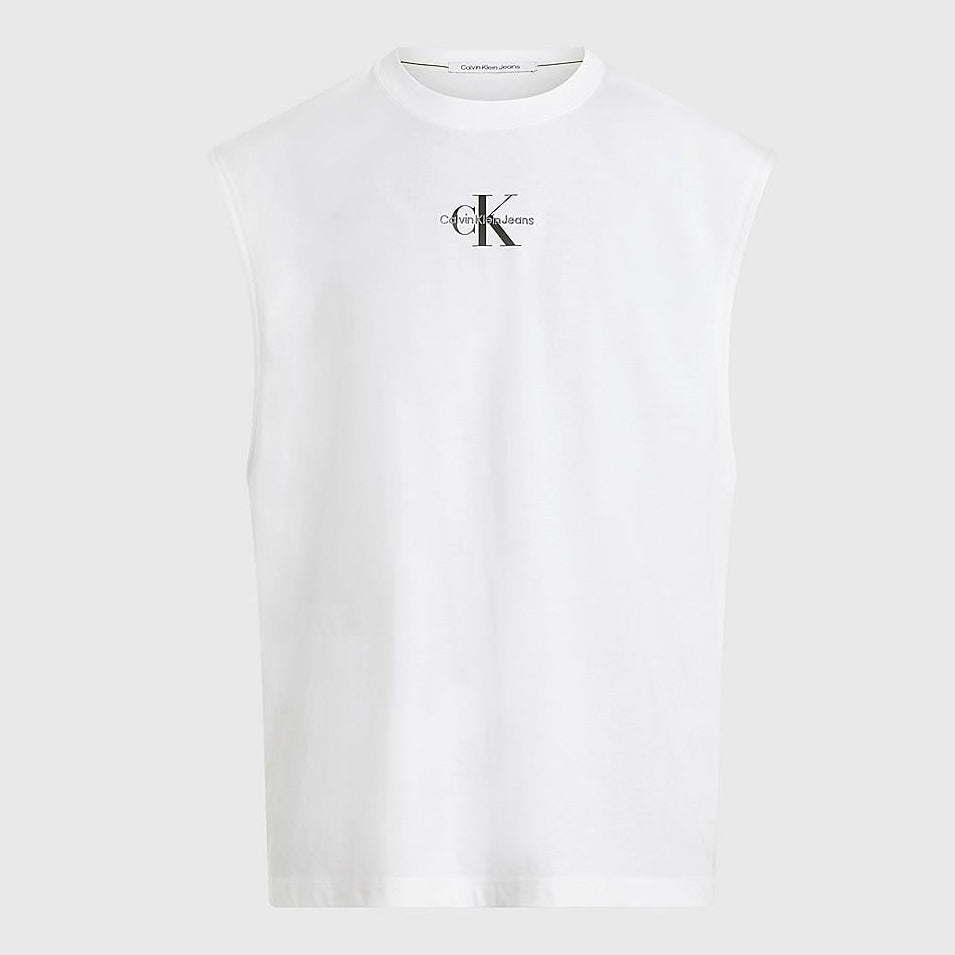 Monologo Sleeveless T-Shirt - White