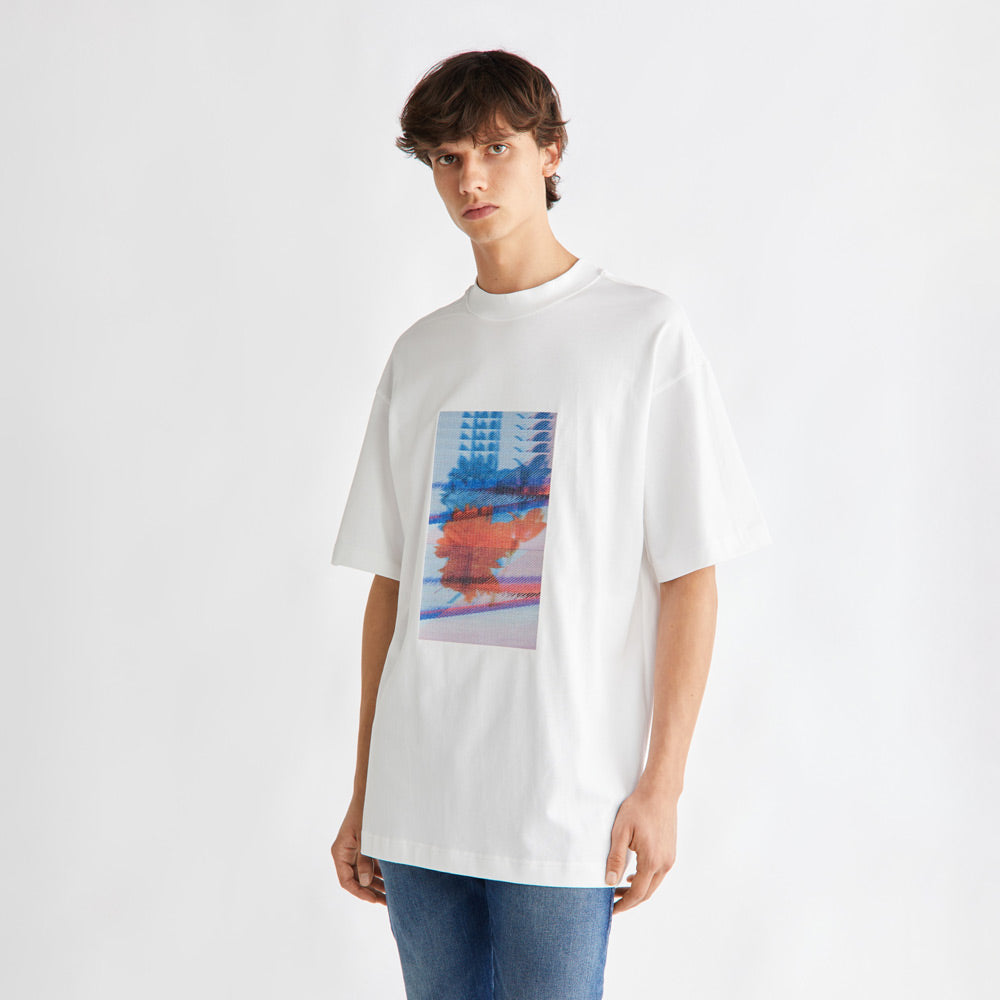 Motion Graphic T-Shirt - White