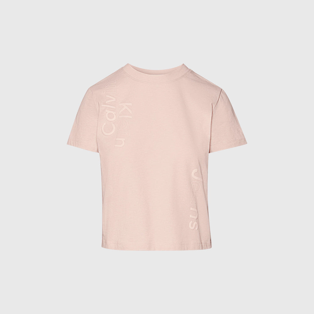 Multi Placement Logo Baby T-Shirt - Rose