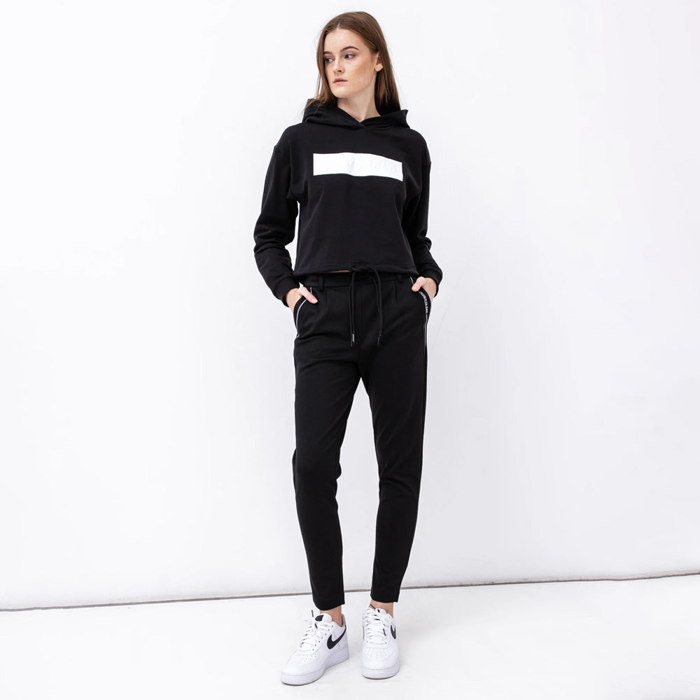 Hero Logo Womens Hoodie  - Black