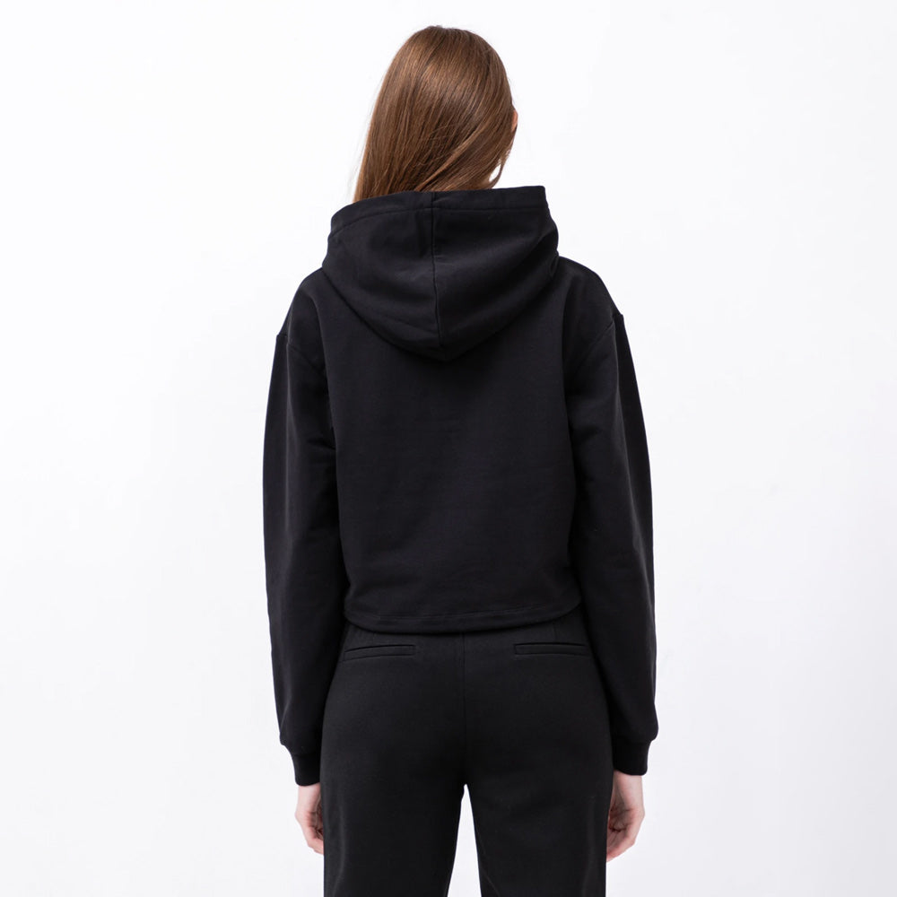 Hero Logo Womens Hoodie  - Black