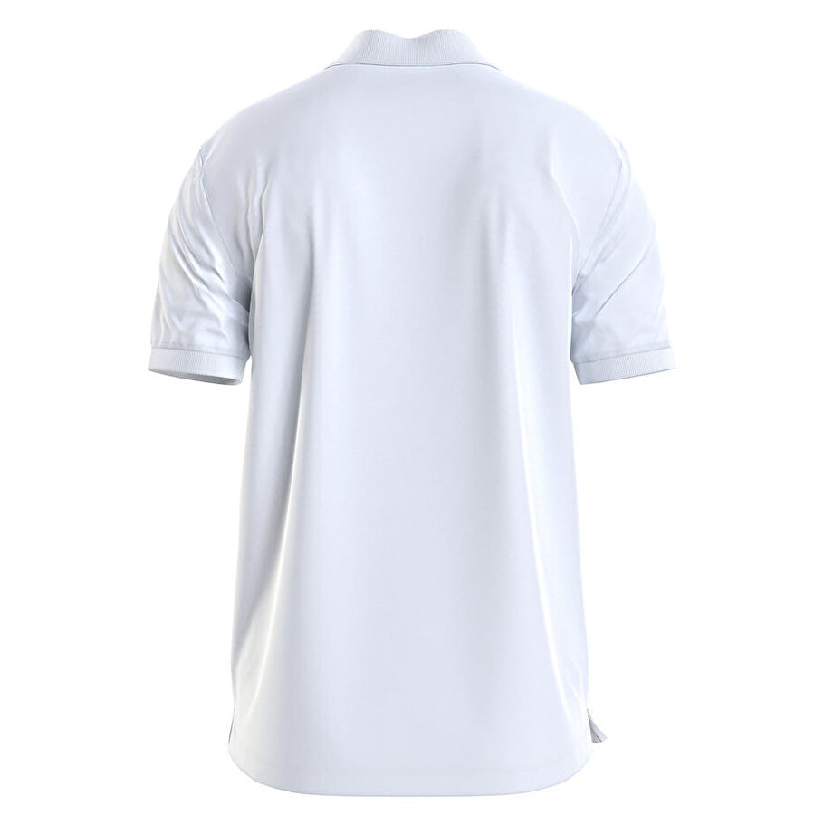 Organic Cotton Monogram Polo T-Shirt - White