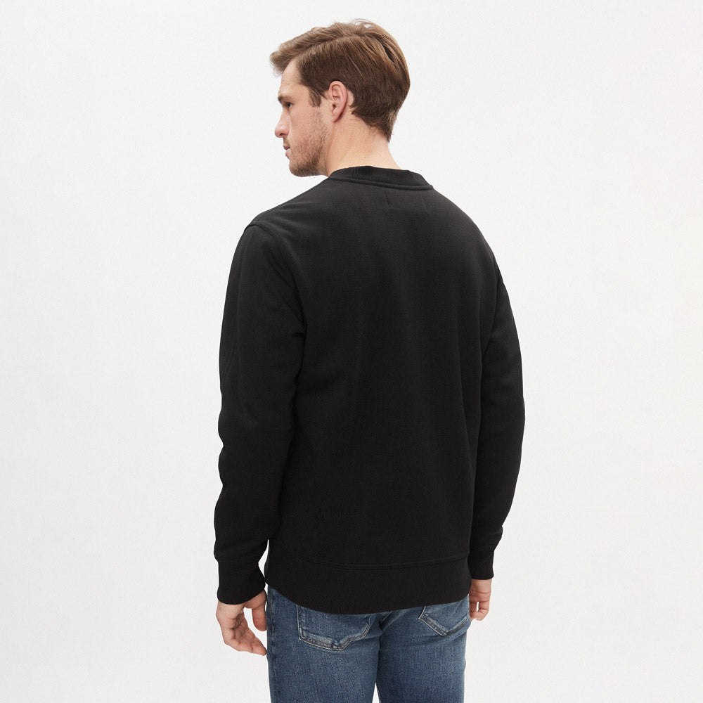 Perforated Monologo Sweater - Black