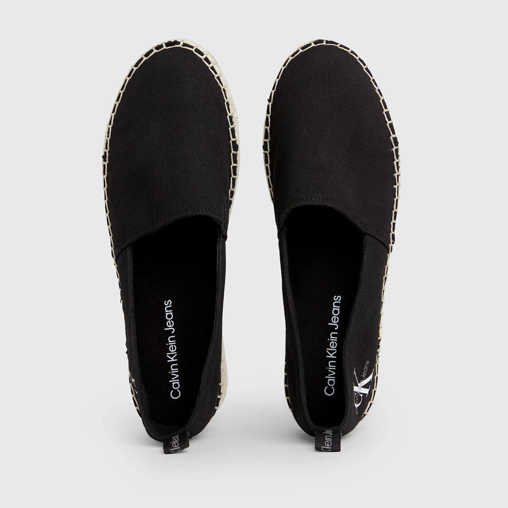 Platform Espadrille  - Black