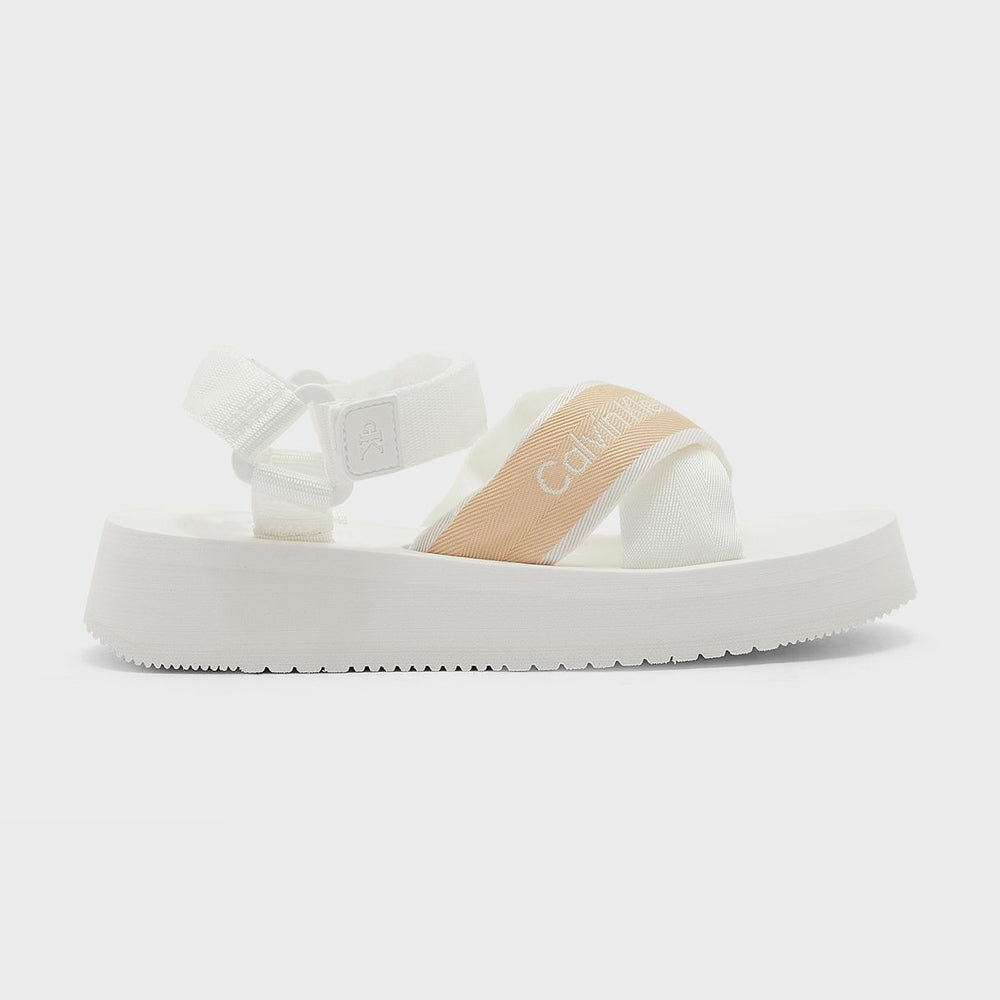 Prefresato Ankle Strap Sandal - White