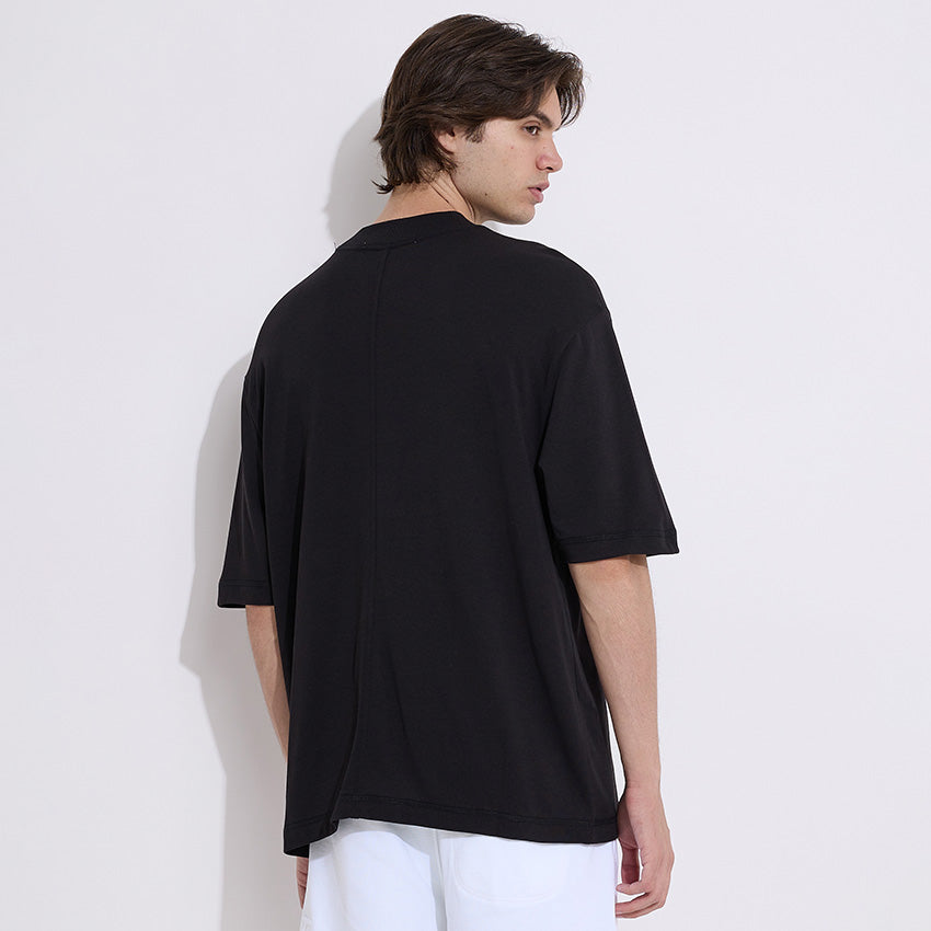 Premium Monologo T-Shirt - Black