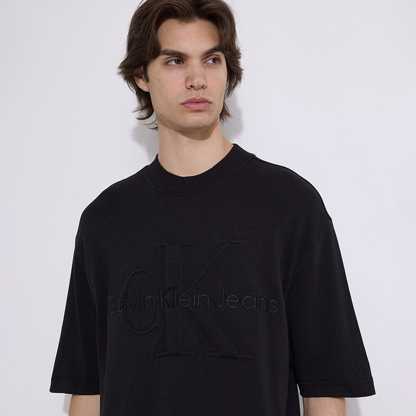 Premium Monologo T-Shirt - Black